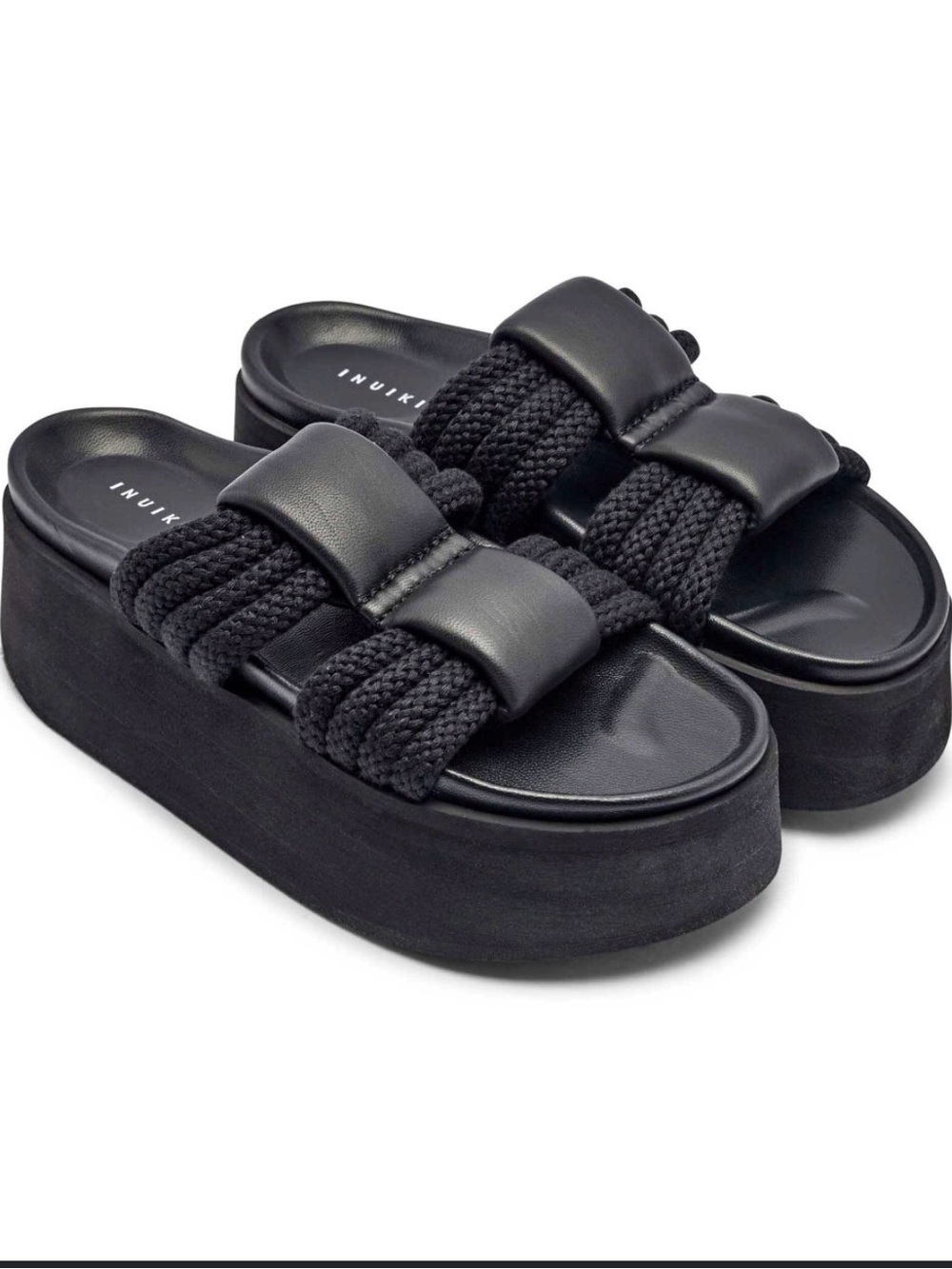 Inuikii Cord Athena Platform Slide Sandals